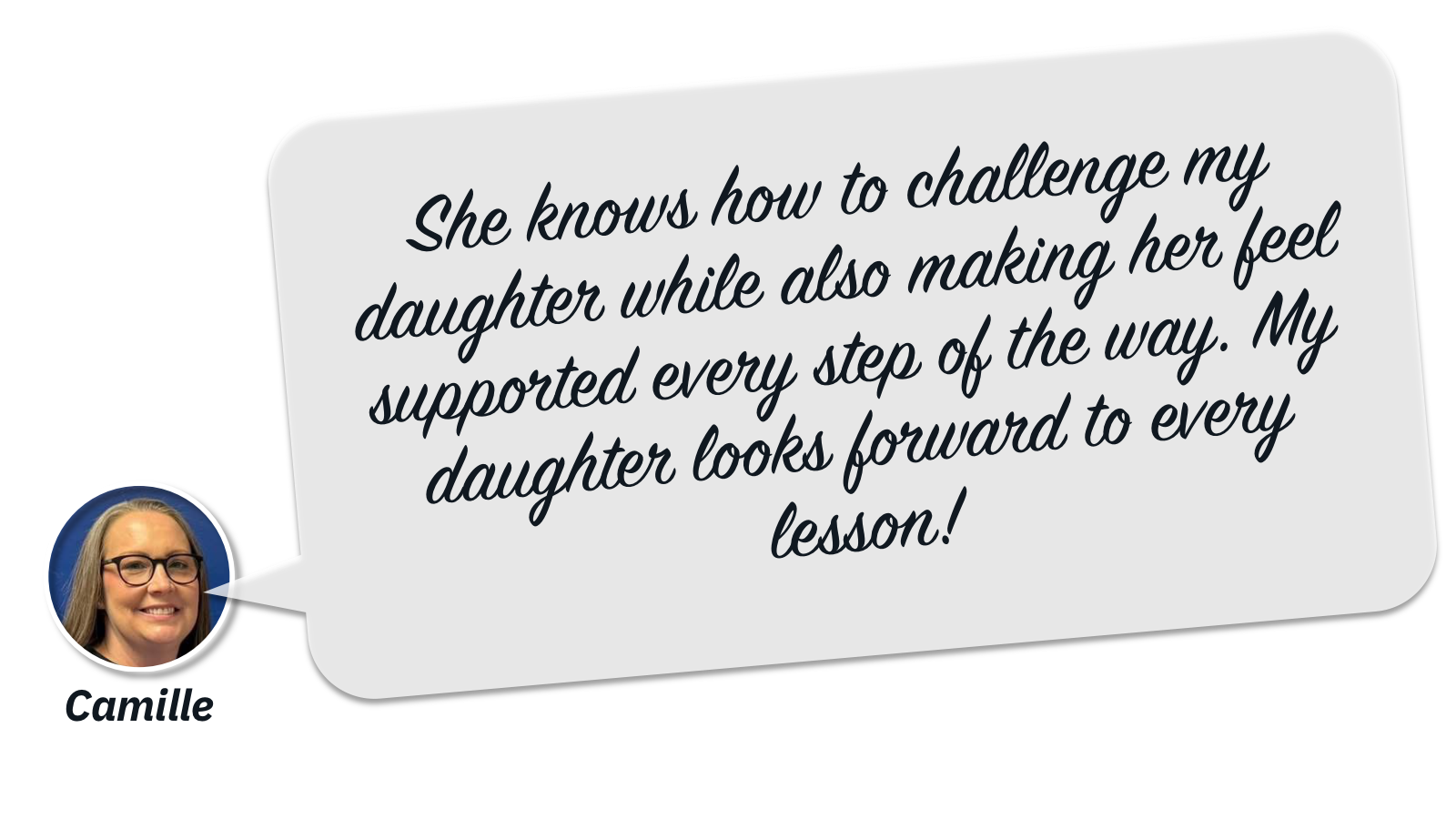 Testimonial by Camille